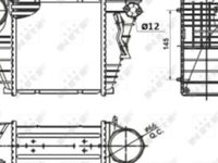 Intercooler AUDI A3, SEAT LEON, SKODA OCTAVIA I, VW GOLF IV 1.9 08.00-12.10