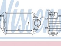 Intercooler AUDI A4 8D2 B5 NISSENS 96690