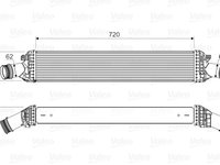 INTERCOOLER AUDI A4 Allroad B8 (8KH) 3.0 TDI quattro 240cp 245cp VALEO VAL818654 2009 2010 2011 2012 2013 2014 2015 2016