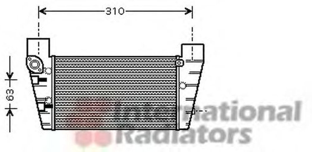 Intercooler AUDI A4 Avant 8E5 B6 VAN WEZEL 03004248