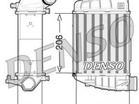Intercooler AUDI A4 Avant 8ED B7 DENSO DIT02028