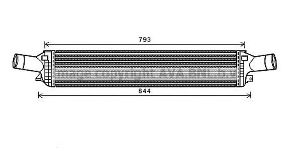 Intercooler AUDI A4 Avant 8K5 B8 AVA I4319