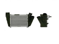 Intercooler Audi A4 (B6), 04.2001-05.2006, motor 2.5 TDI 114/120/132kw, diesel, cutie manuala, aluminiu brazat/plastic, 199x189x64 mm, intercooler dreapta