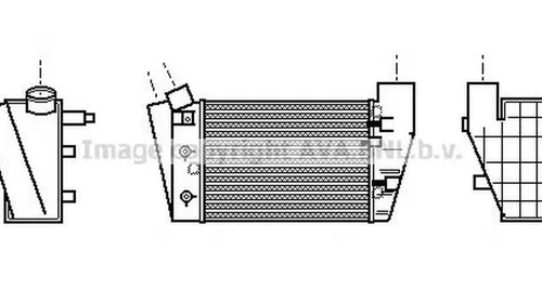 Intercooler AUDI A4 Cabriolet 8H7 B6 8HE B7 AVA I4188 PieseDeTop