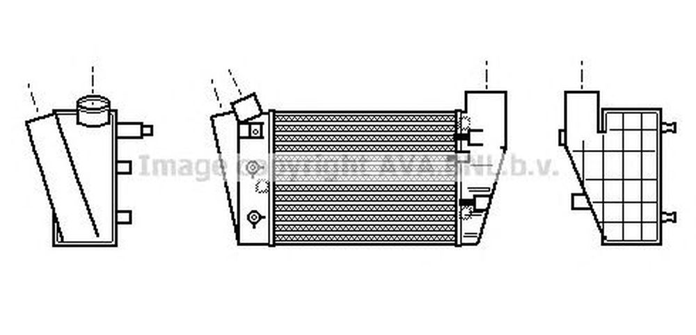 Intercooler AUDI A4 Cabriolet 8H7 B6 8HE B7 AVA I4188