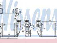 Intercooler AUDI A6 4F2 C6 NISSENS 96544