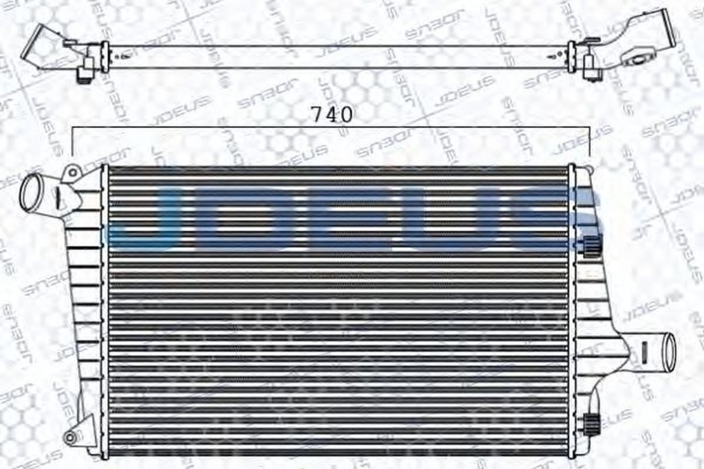 Intercooler AUDI A6 Avant 4B5 C5 JDEUS 801M17A