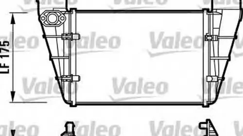 Intercooler AUDI A6 Avant 4B5 C5 VALEO 817625 Pies