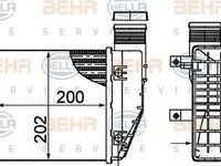 Intercooler AUDI A6 Avant 4F5 C6 HELLA 8ML 376 899-071