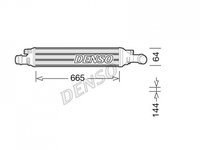 INTERCOOLER AUDI Q3 06.2011->2014 Radiator intercooler .2.0 TFSI - 2.0TDI (665x145x64 PIESA NOUA ANI 2011 2012 2013 2014