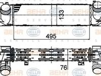 Intercooler BMW 2 Cabriolet F23 HELLA 8ML 376 791-751