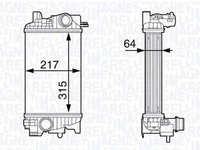 Intercooler BMW 3 E46 MAGNETI MARELLI 351319203030