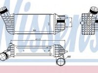 Intercooler CITROEN C4 AIRCROSS NISSENS 96512