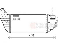 Intercooler CITROEN C4 II B7 VAN WEZEL 40004360