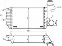 Intercooler CITROEN JUMPER platou sasiu 230 NRF 30066A