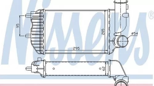 Intercooler CITROEN JUMPER platou sasiu 230 N