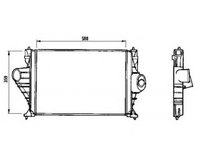 Intercooler CITROEN XANTIA Break X2 NRF 30843 PieseDeTop