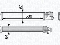 Intercooler CITROEN XANTIA X1 MAGNETI MARELLI 351319202960 PieseDeTop