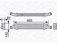 Intercooler CITROEN XANTIA X2 MAGNETI MARELLI 351319202260