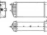 Intercooler CITROEN XSARA PICASSO N68 NRF 30278