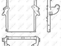 Intercooler compresor 30021 NRF pentru Mercedes-benz Actros