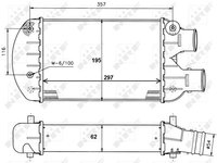 Intercooler compresor 30122A NRF pentru Fiat Brava Fiat Multipla