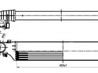 Intercooler compresor 30164A NRF pentru Mercedes-benz C-class Mercedes-benz Clk Mercedes-benz Clc-class