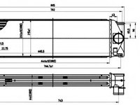 Intercooler compresor 30310 NRF pentru Mercedes-benz Sprinter Vw Crafter