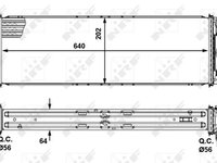 Intercooler compresor 30505 NRF pentru Mercedes-benz Sprinter Vw Crafter