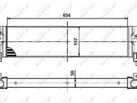 Intercooler compresor 30513 NRF pentru Nissan Dualis Nissan Qashqai