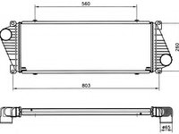 Intercooler compresor 30830 NRF pentru Mercedes-benz Sprinter Vw Lt