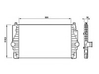 Intercooler compresor 30873 NRF pentru Vw Eurovan Vw Transporter Vw Passat