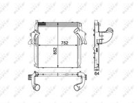 Intercooler compresor 30905 NRF pentru Mercedes-benz Actros