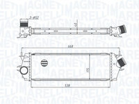 Intercooler, compresor (351319205340 MAGNETI MARELLI) NISSAN,OPEL,RENAULT,VAUXHALL