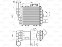 Intercooler, compresor (818349 VALEO) HYUNDAI,KIA