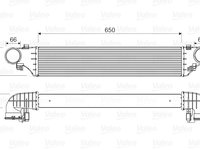 Intercooler compresor 818552 VALEO pentru Mercedes-benz C-class Mercedes-benz Clk Mercedes-benz Clc-class