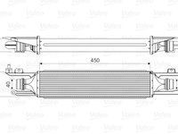 Intercooler, compresor (818578 VALEO) OPEL,VAUXHALL