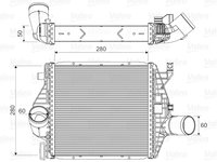 Intercooler compresor 818590 VALEO pentru Mercedes-benz V-class Mercedes-benz Vito