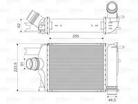 Intercooler, compresor (818609 VALEO) DACIA,RENAULT