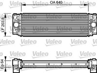 Intercooler, compresor (818732 VALEO) MERCEDES-BENZ,VW