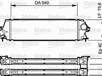 Intercooler, compresor (818771 VALEO) OPEL,RENAULT,VAUXHALL