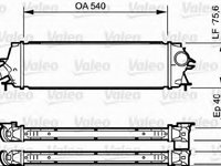 Intercooler compresor 818771 VALEO pentru Renault Trafic Opel Vivaro