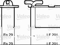 Intercooler, compresor (818838 VALEO) AUDI,SEAT,SKODA,VW