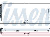 Intercooler compresor 96017 NISSENS pentru Mercedes-benz V-class Mercedes-benz Vito