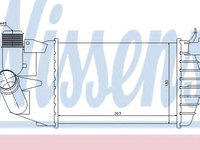 Intercooler compresor 96587 NISSENS pentru Opel Astra Opel Zafira