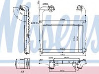 Intercooler compresor 97062 NISSENS pentru Vw Transporter