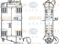 Intercooler compresor ALFA ROMEO 147 (937) - OEM - NRF: NRF30142A|30142A - Cod intern: W02309650 - LIVRARE DIN STOC in 24 ore!!!