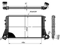 Intercooler compresor AUDI A3 (8P1) - OEM - NRF: NRF30454|30454 - Cod intern: W02343718 - LIVRARE DIN STOC in 24 ore!!!