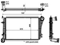 Intercooler compresor AUDI A3 Cabriolet (8P7) - OEM - MAXGEAR: AC644879 - Cod intern: W02772330 - LIVRARE DIN STOC in 24 ore!!!