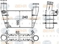 Intercooler compresor AUDI A4 (8D2, B5) - OEM - NRF: NRF30127A|30127A - Cod intern: W02309642 - LIVRARE DIN STOC in 24 ore!!!